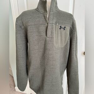 Mens Under Armour Quarter snap fleece